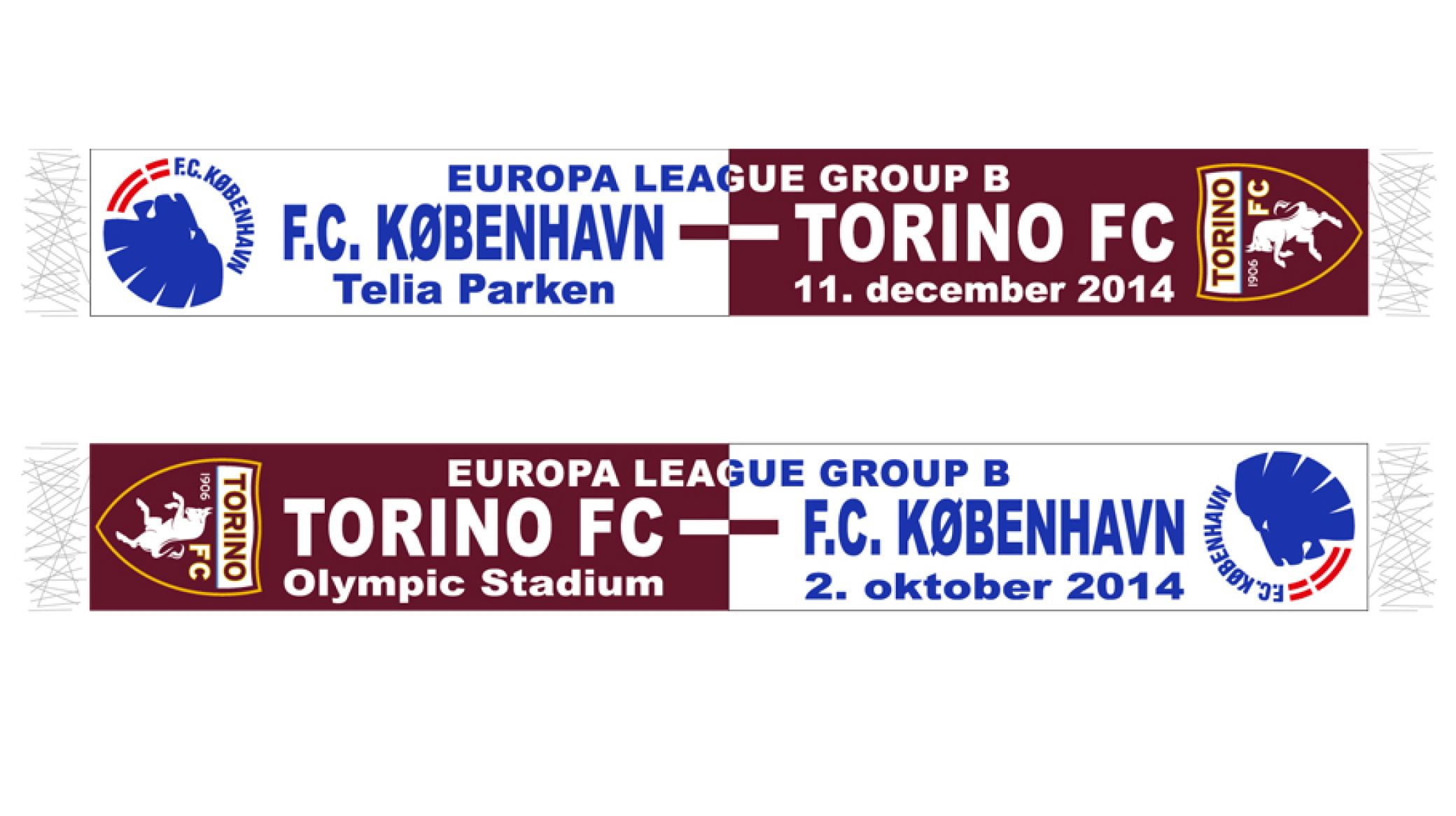 Unikt halstørklæde til kampene mod Torino FC