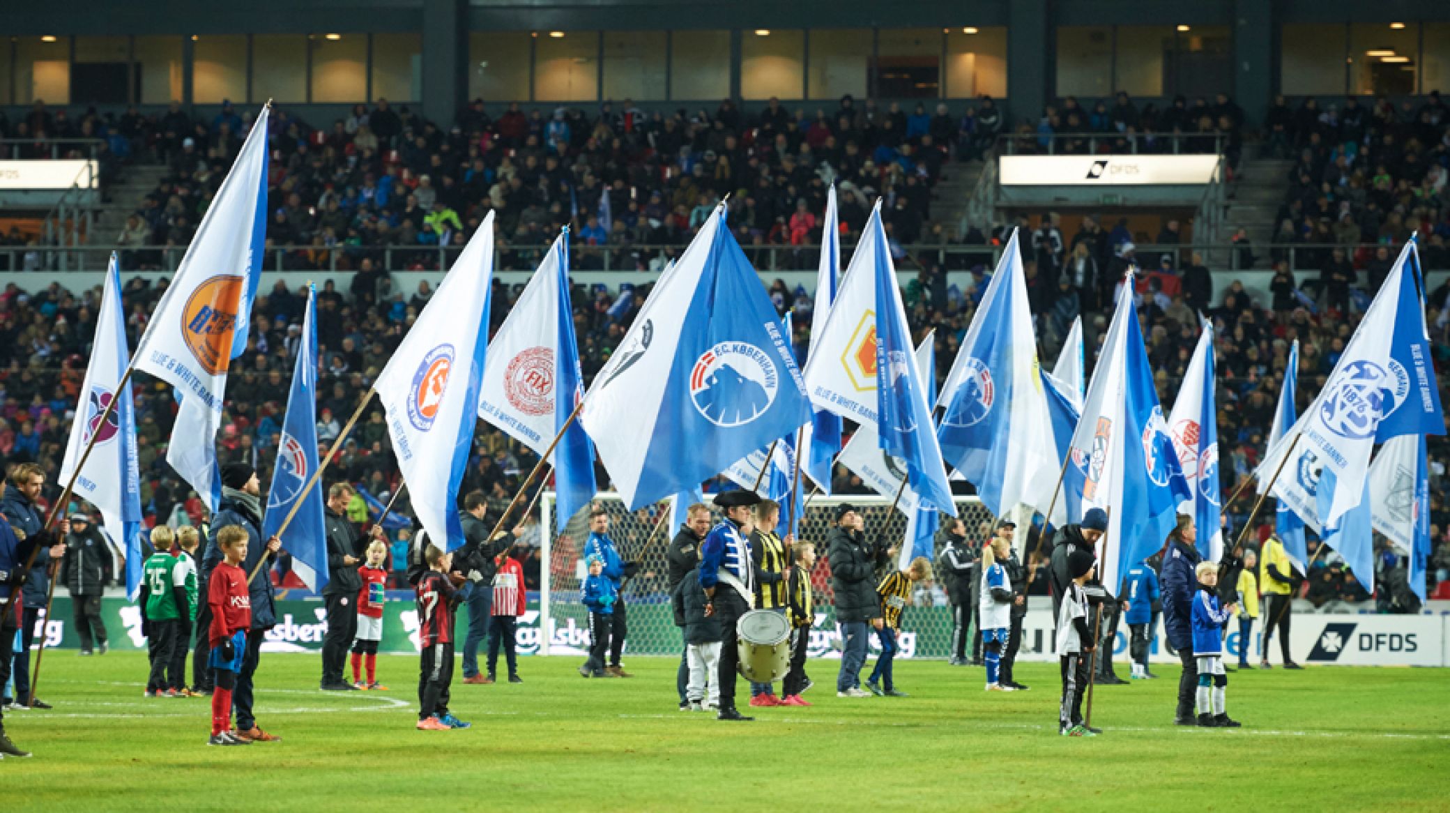 Blue & White Banner Day mod Lyngby