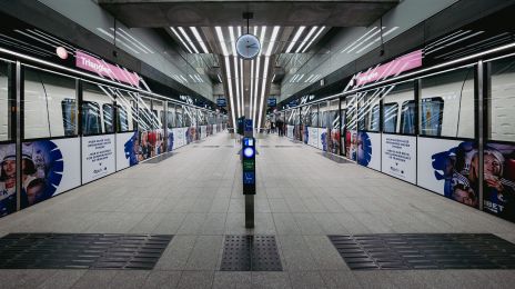 Fyld Parken-kampagne på Trianglen Metrostation