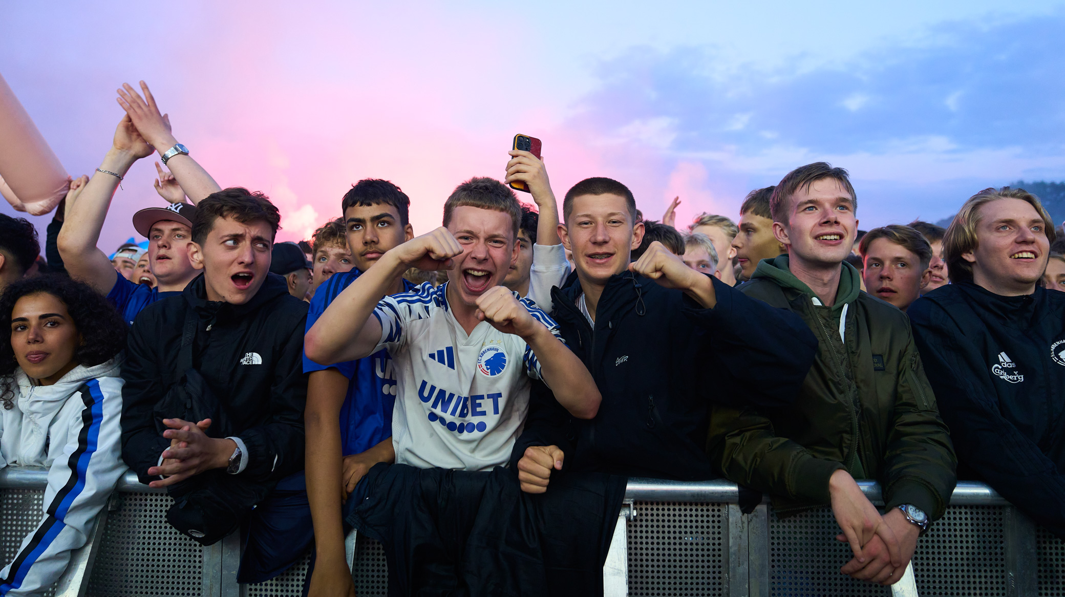 Fans til guldfest i Fælledparken