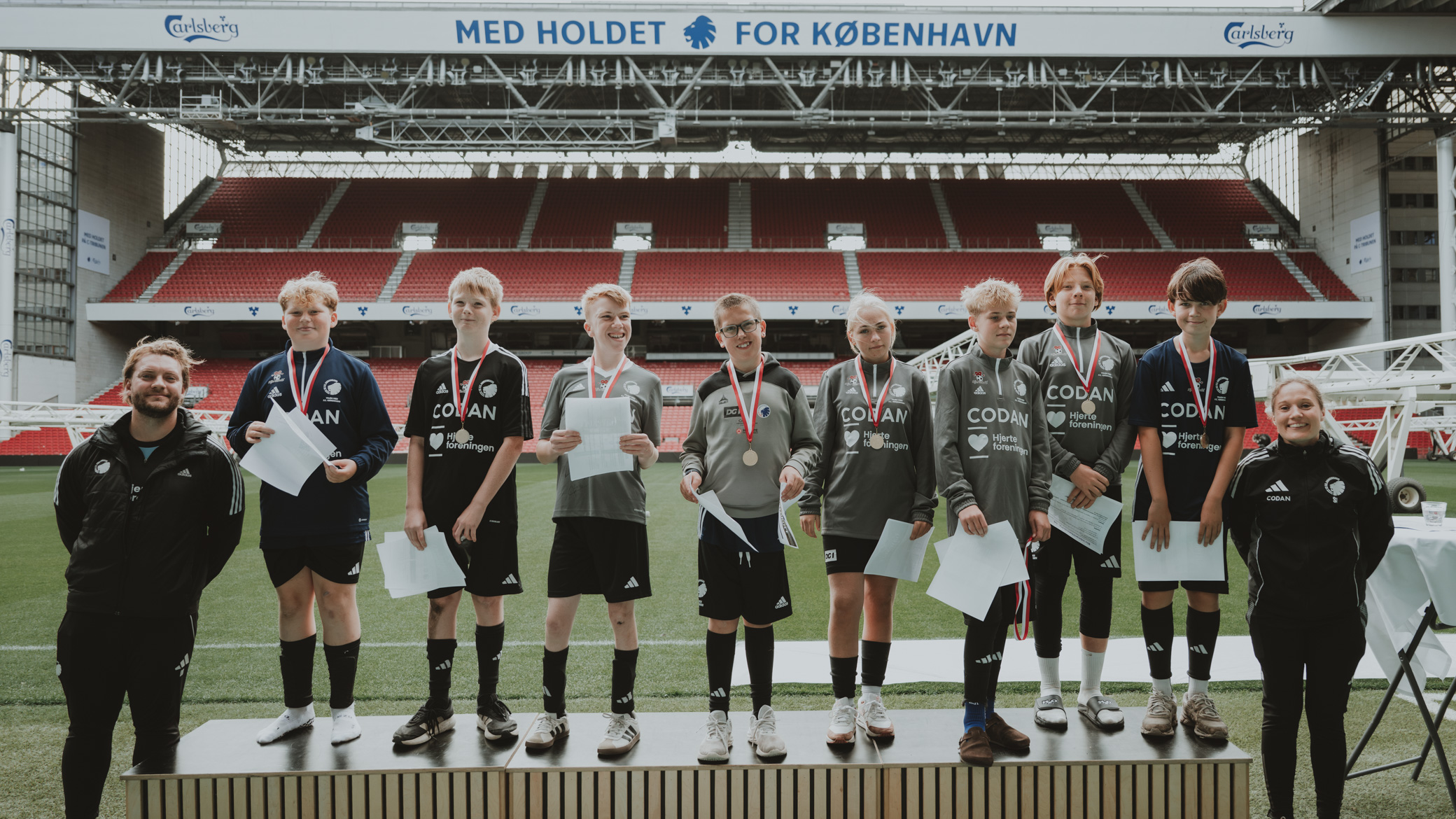 Den årlige fodboldskole Hjertebold i Parken