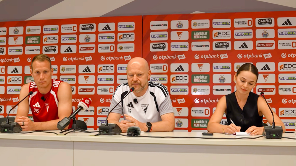 Debreceni VSC pressekonference
