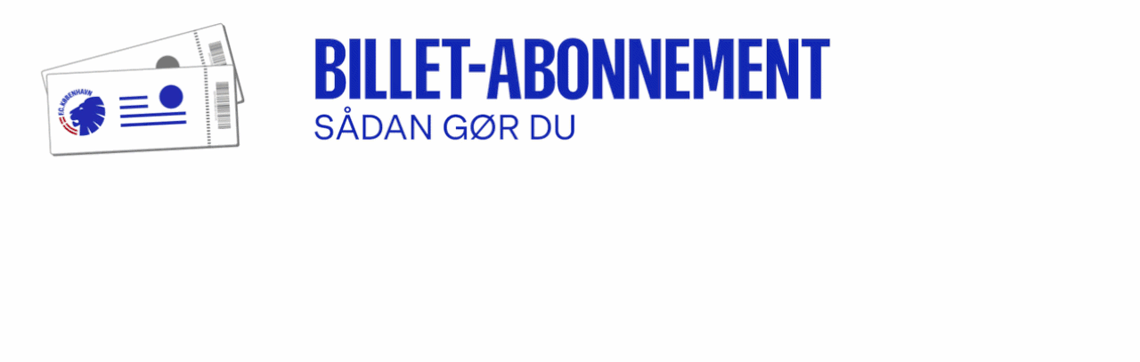 Billet-abonnement - sådan gør du