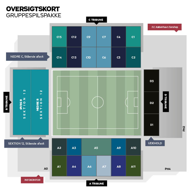 Parken oversigt gruppespilspakker