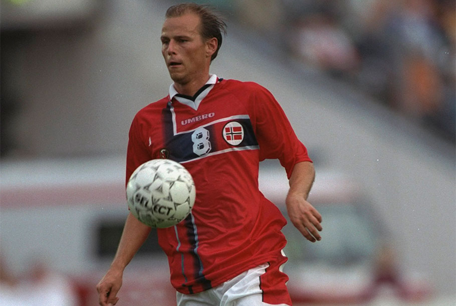 Ståle Solbakken for Norges landshold i 1997