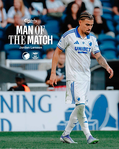 Jordan Larsson, Carlsberg Man of the Match