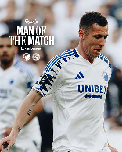 Lukas Lerager - Carlsberg Man of the Match