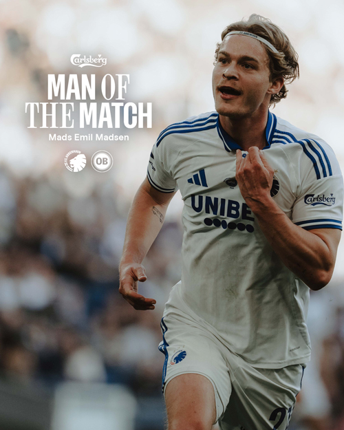 Mads Emil Madsen - Carlsberg Man of the Match