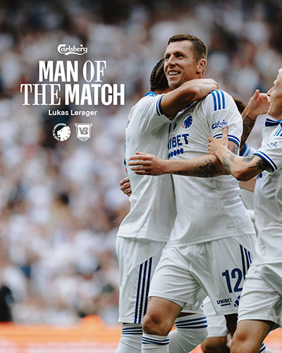 Lukas Lerager - Carlsberg Man of the Match