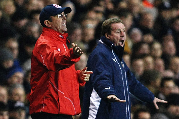 Tony Pulis and Harry Redknapp