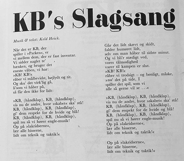 KB-slagsangen