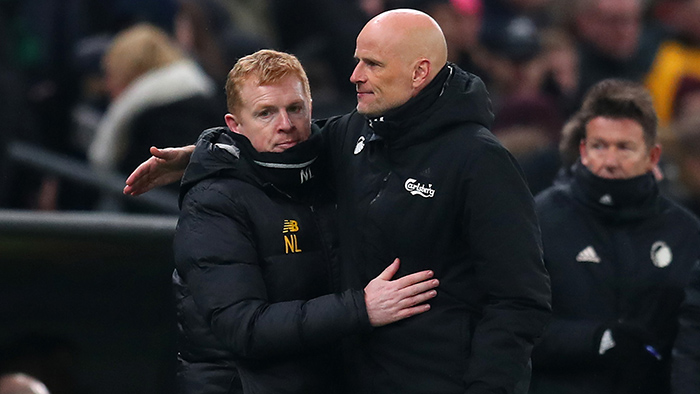 Neil Lennon og Ståle Solbakken