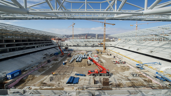 Stadionbyggeri i Bratislava