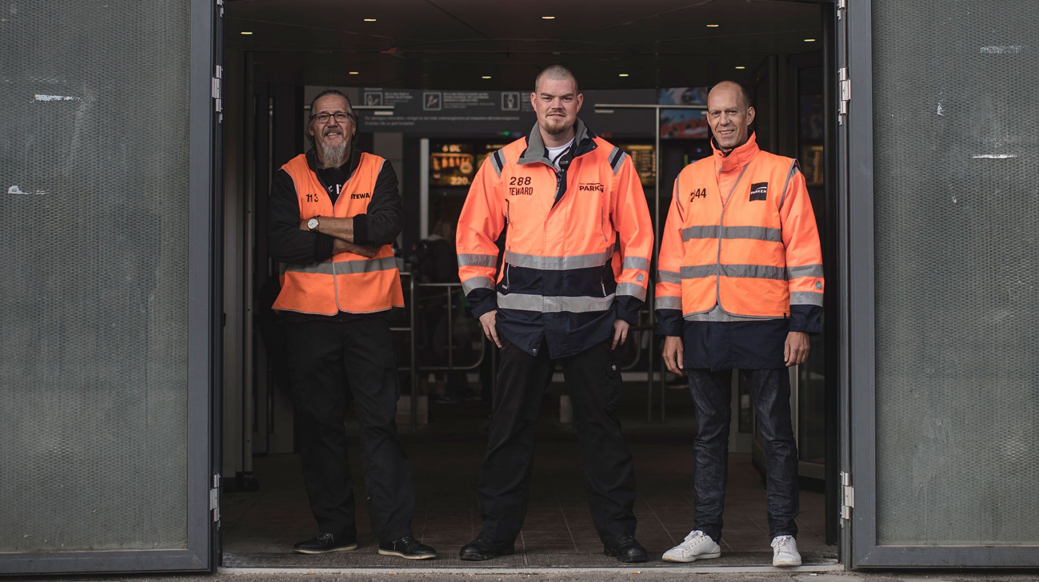 Kontrollører i Telia Parken Kontrollører i Telia Parken