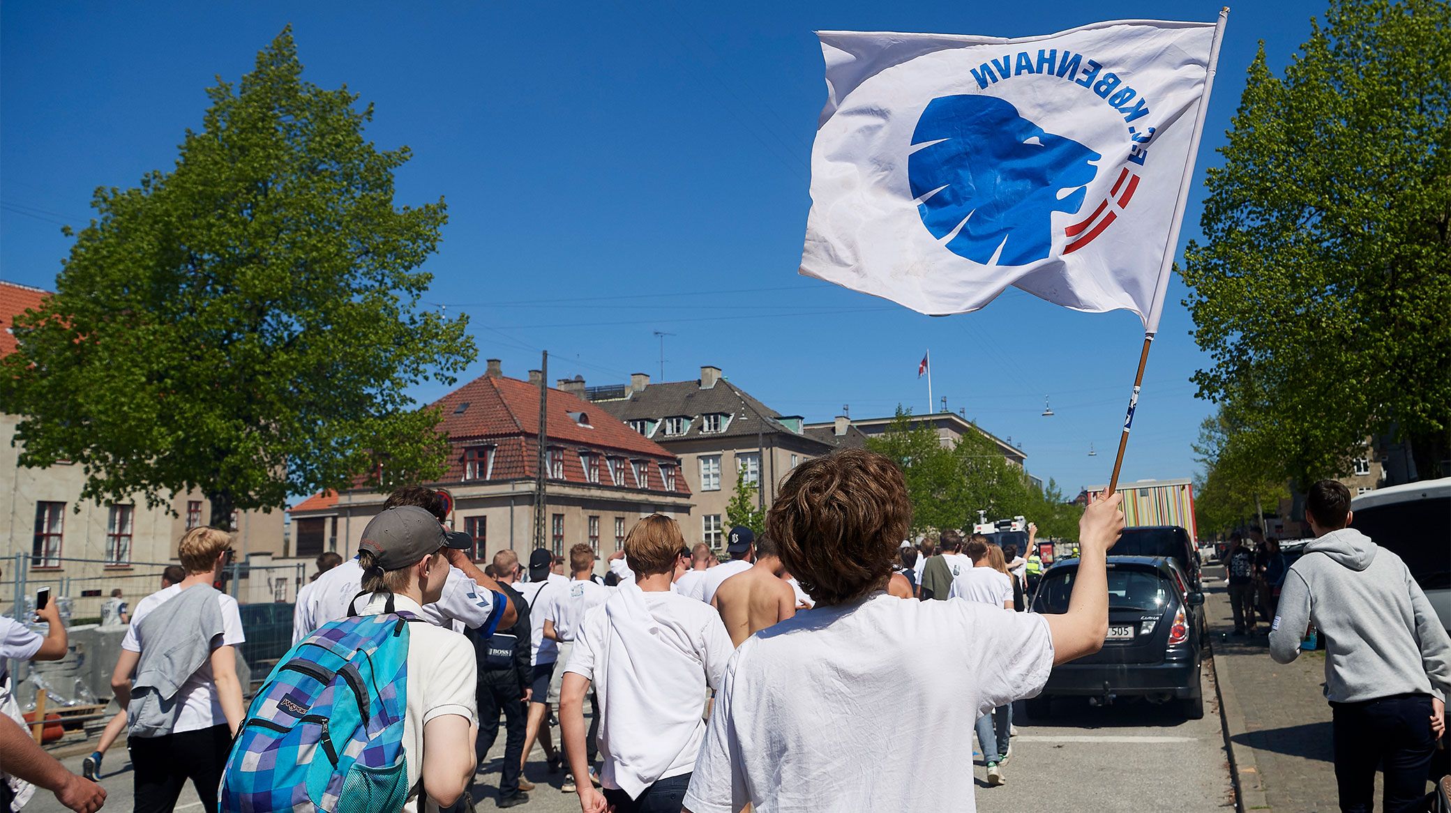 Fanmarch til Derbyet