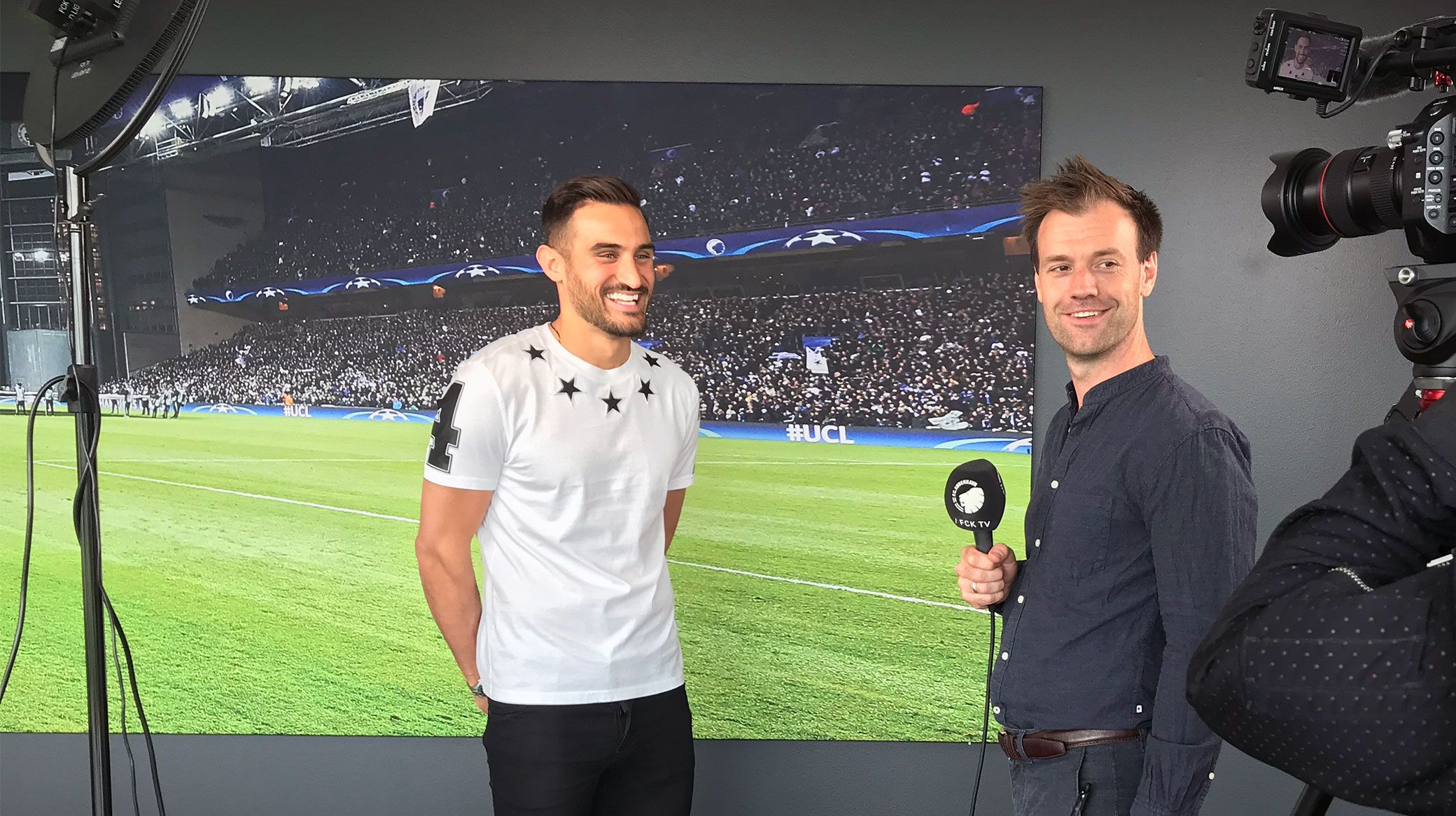 Sotirios Papagiannopoulos interview med FCK TV Sotirios Papagiannopoulos interview med FCK TV