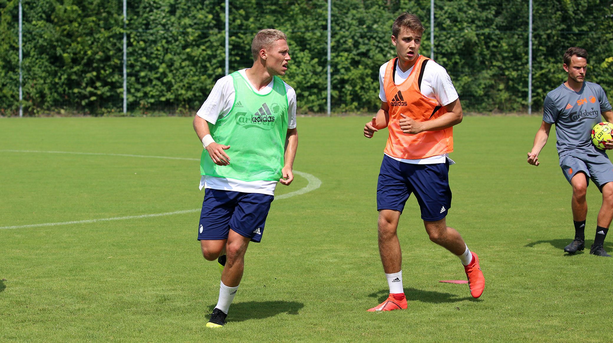 Viktor Fischer og Jacob Haahr