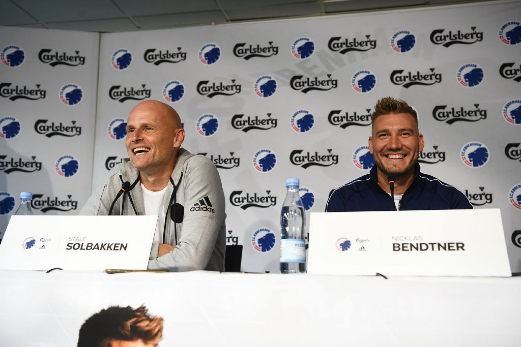 Nicklas Bendtner og Ståle Solbakken