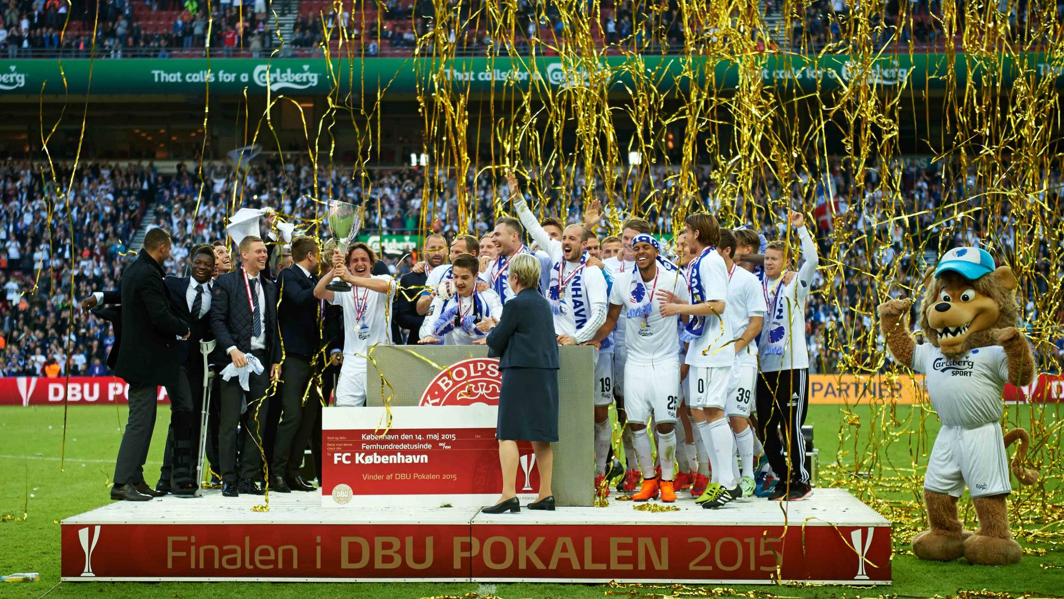 Pokalfejring 2014/15