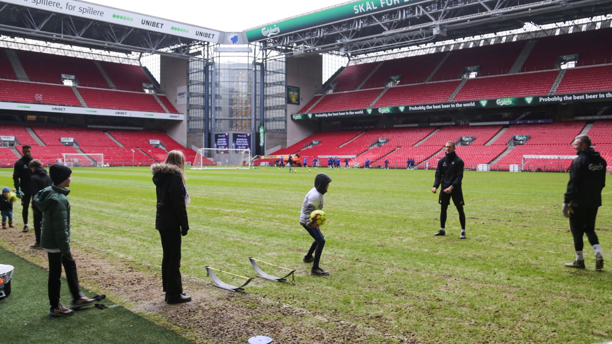 Åben træning i Telia Parken Åben træning i Telia Parken