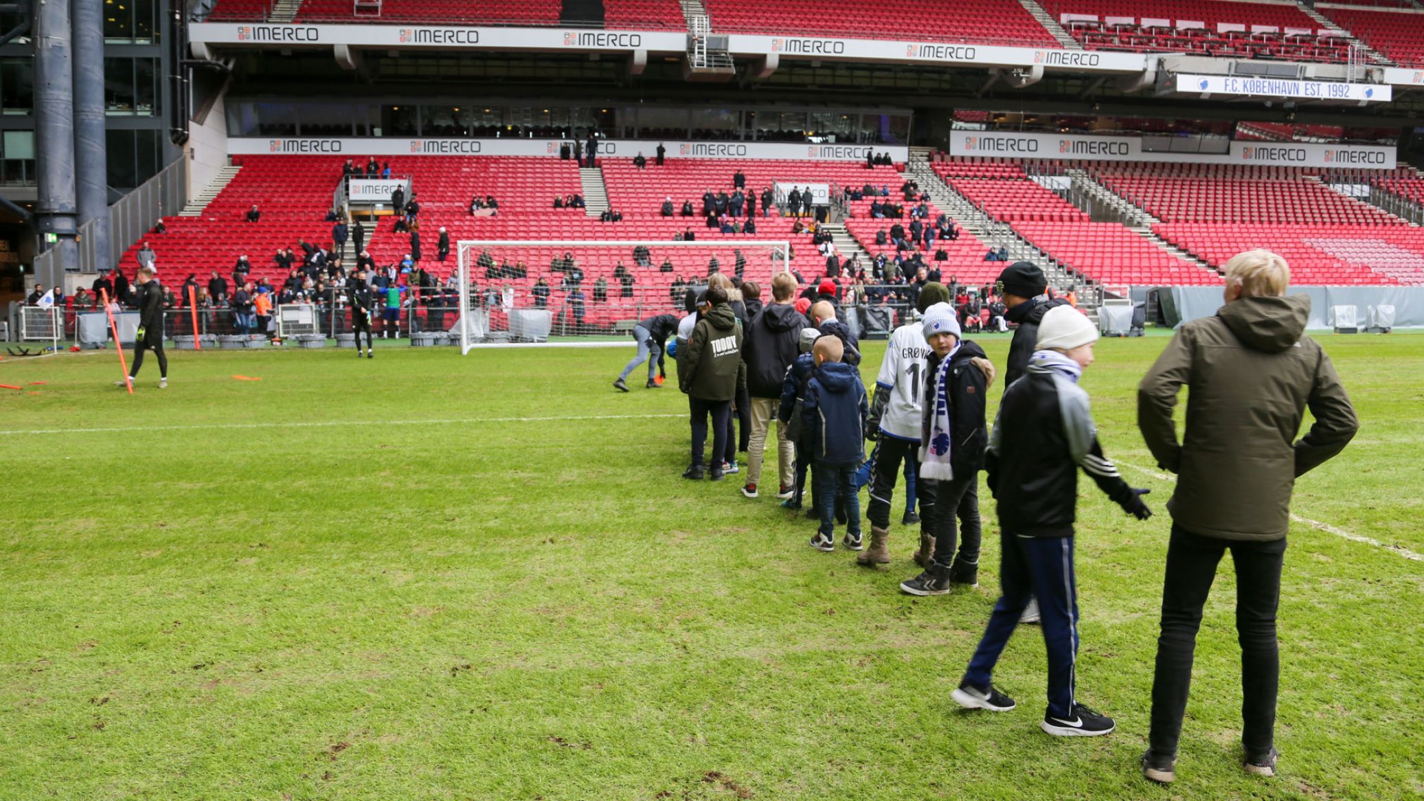 Åben træning i Telia Parken