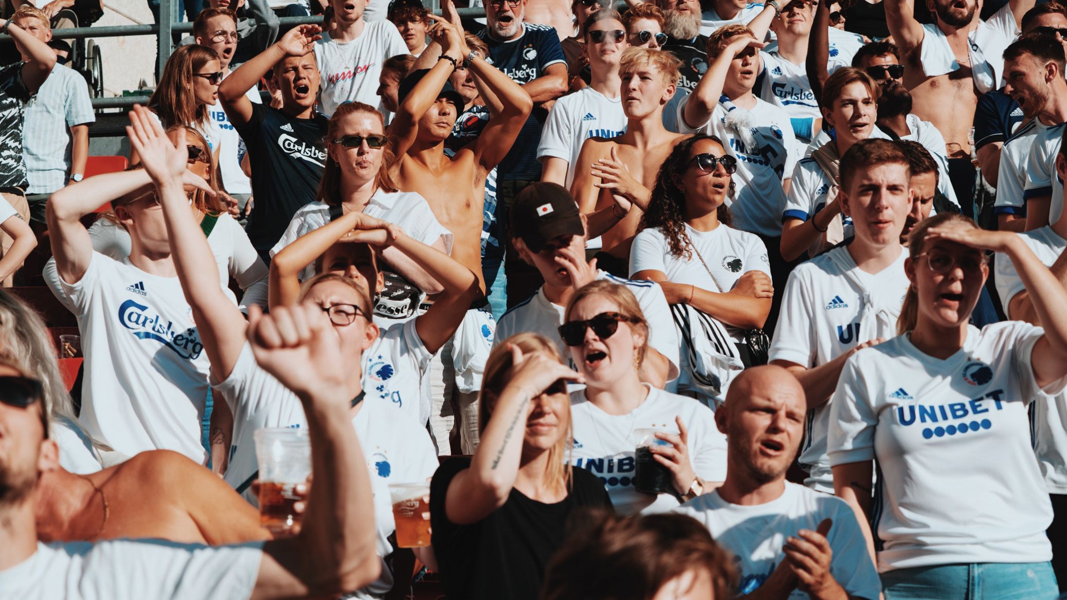 FCK-fans i Parken