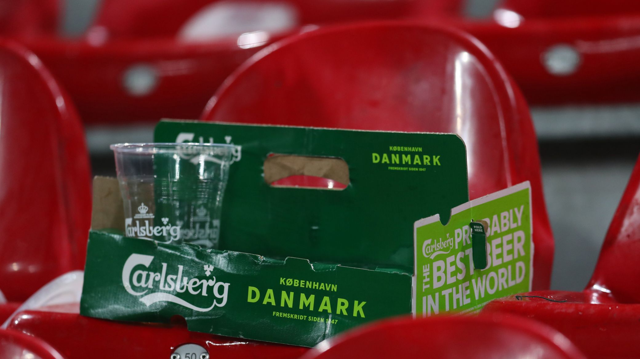 Carlsberg øl i Parken