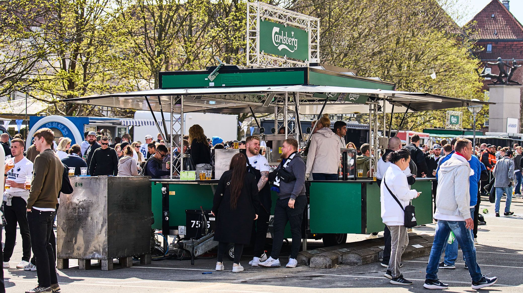 Pop up Fanområde bag Sektion 12