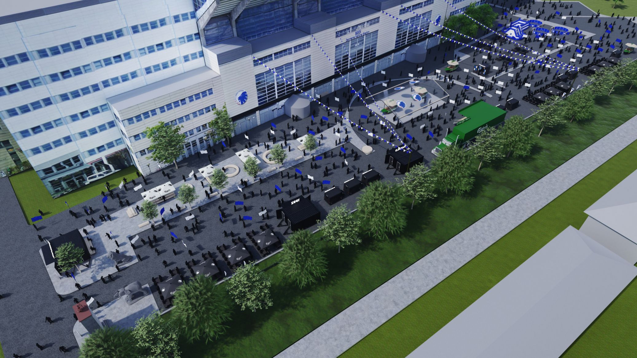 Eksempel på udformning af Fan Village Eksempel på udformning af Fan Village