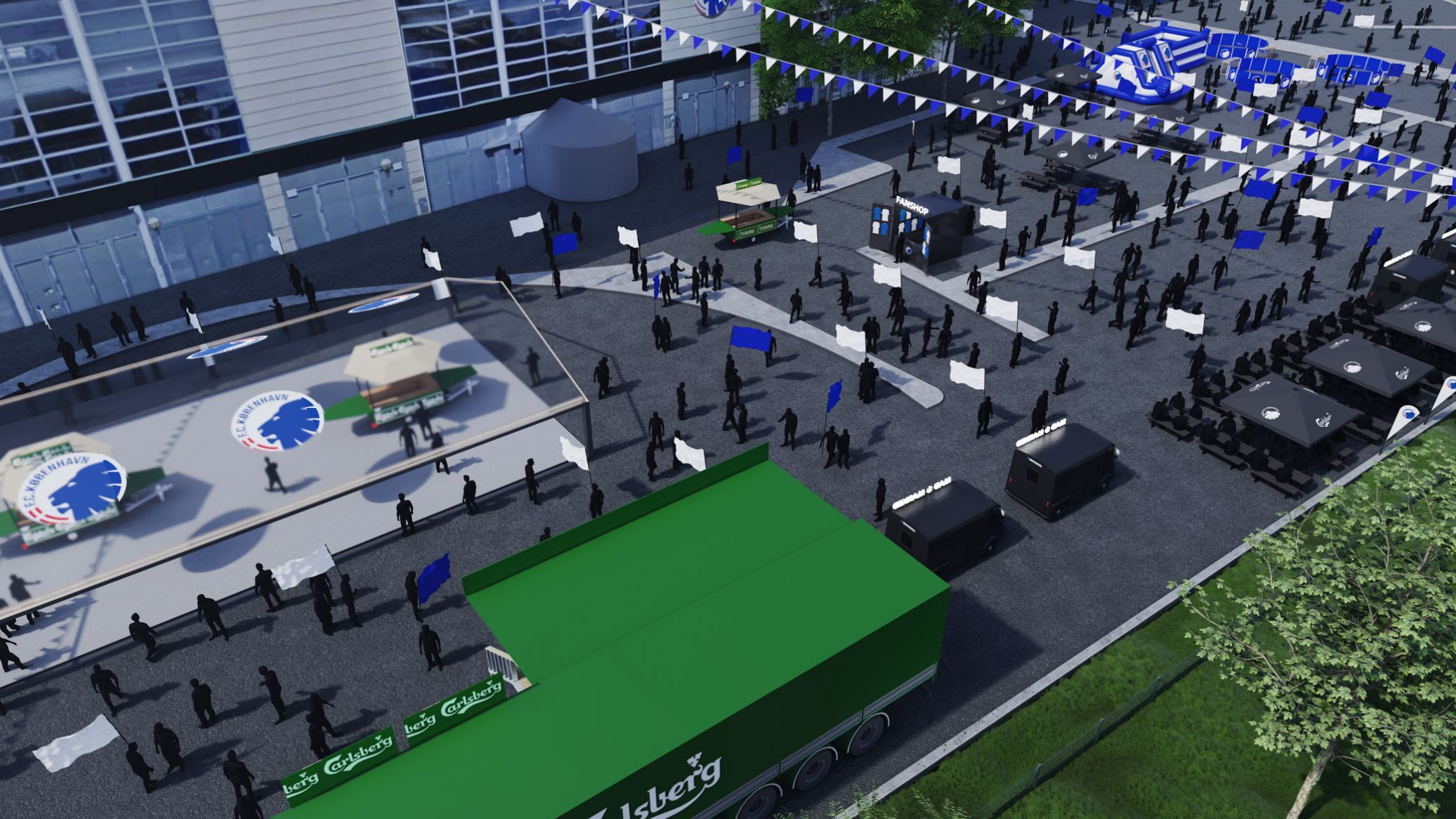 Eksempel på udformning af Fan Village Eksempel på udformning af Fan Village