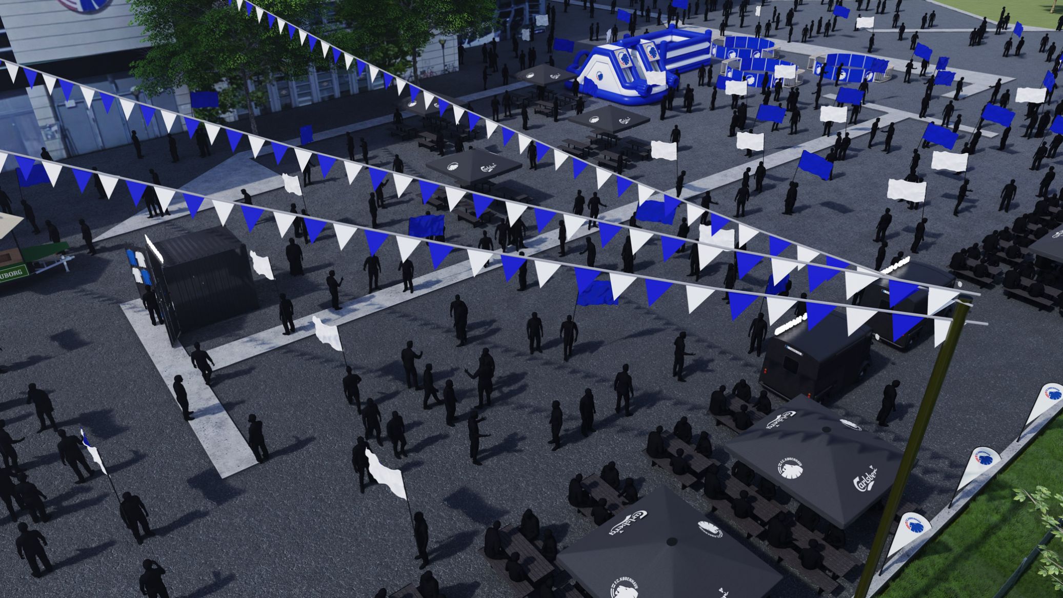 Eksempel på udformning af Fan Village Eksempel på udformning af Fan Village
