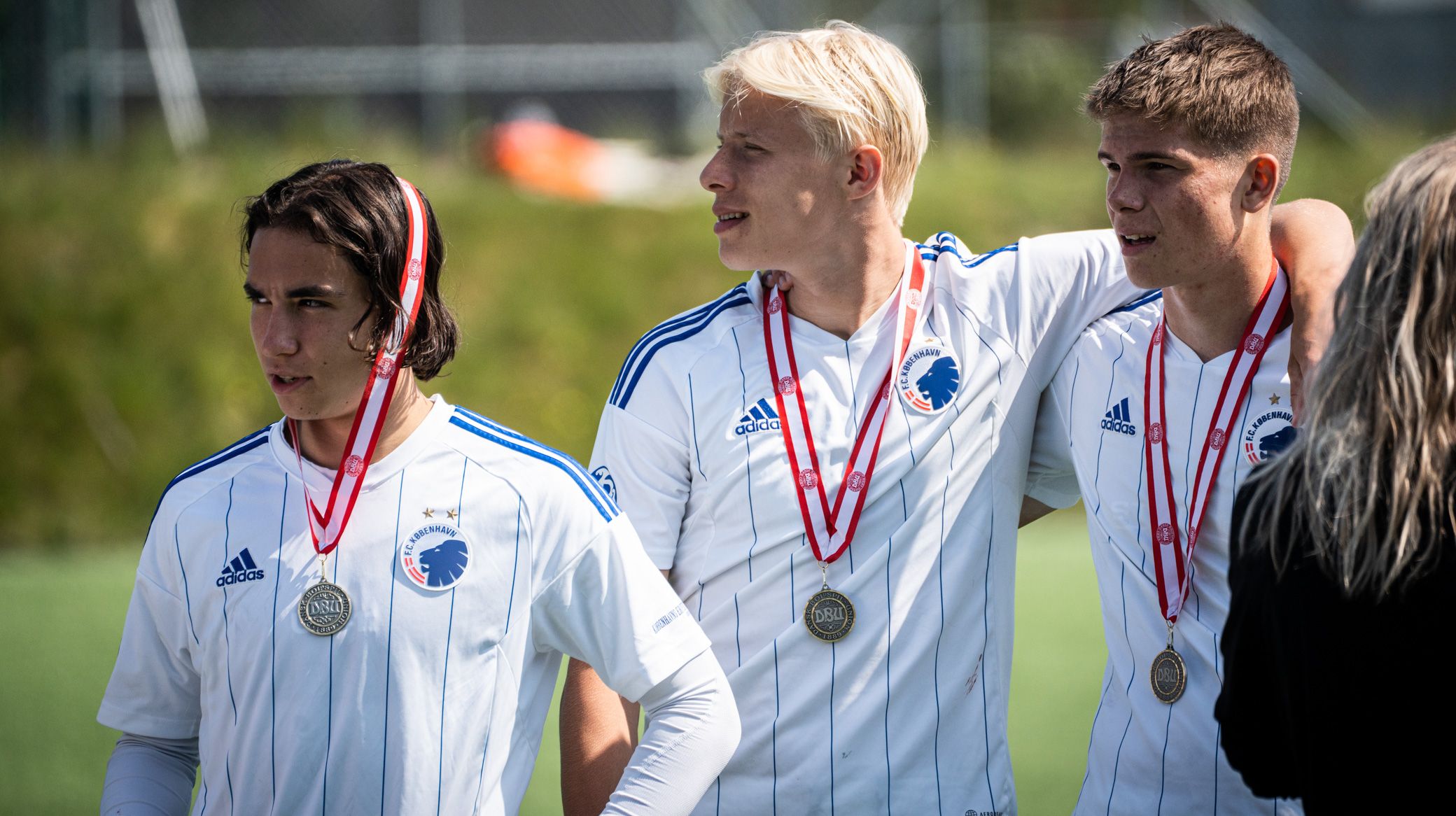 Noah Sahsah, Oscar Højlund og Nikolaj Zachariassen