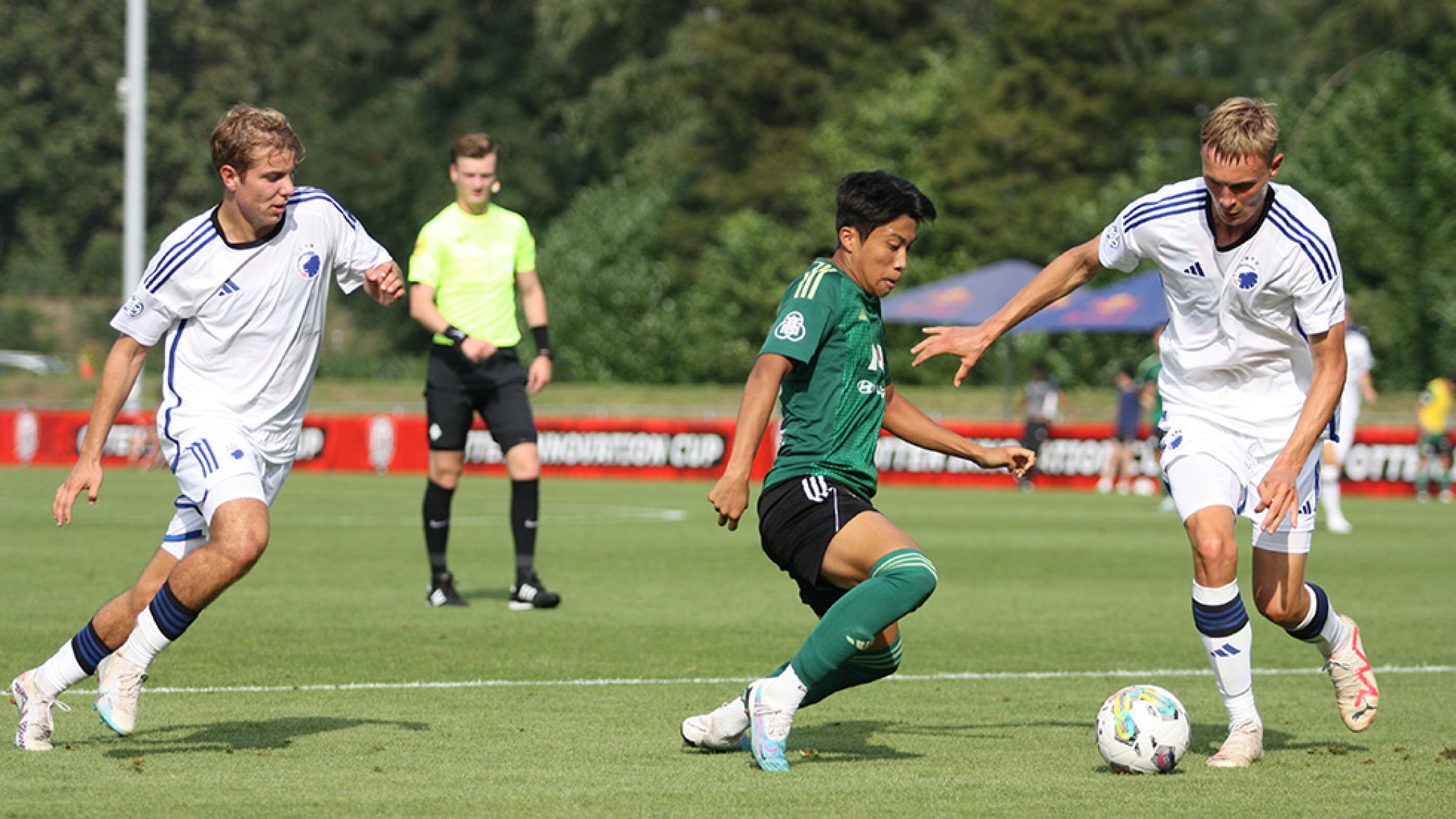 Nicolai Blicher og Aksel Halsgaard mod Jeonbuk