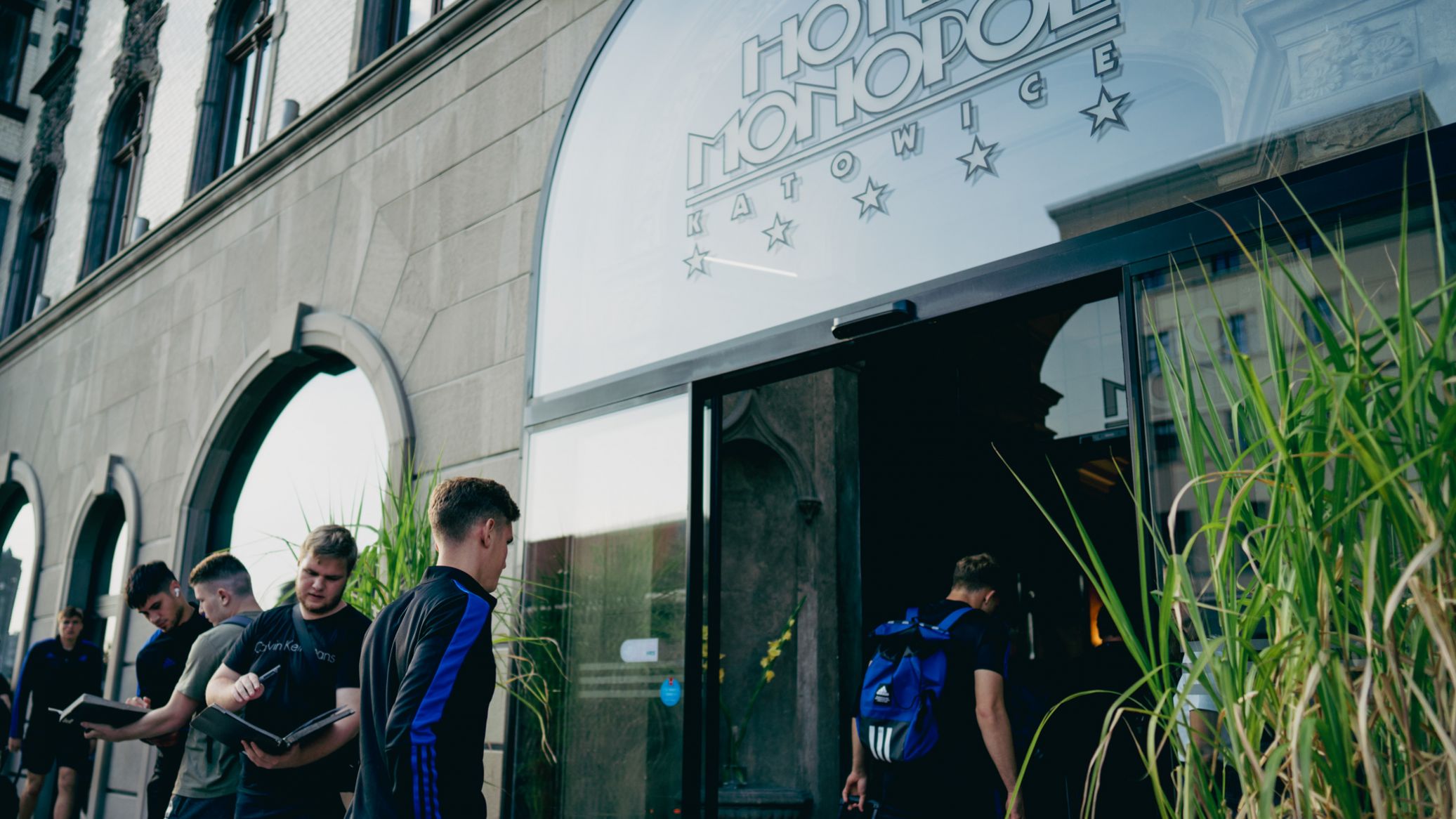 Ankomst til hotellet i Katowice Ankomst til hotellet i Katowice