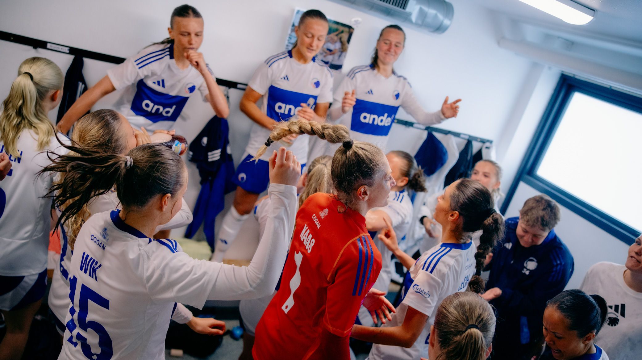 F.C. Københavns kvindehold fejrer oprykning til 1. division F.C. Københavns kvindehold fejrer oprykning til 1. division