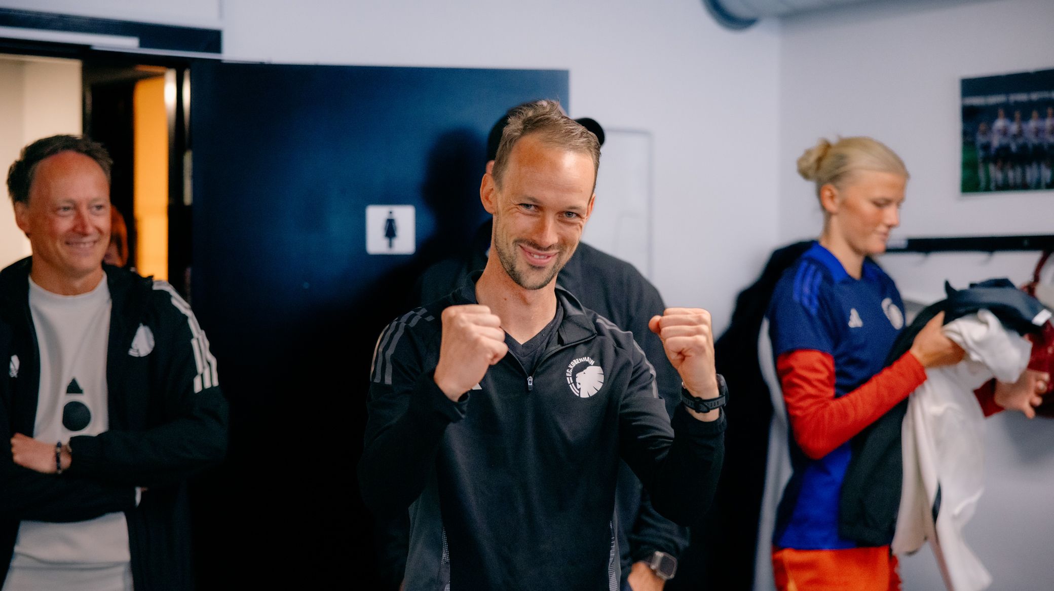 F.C. Københavns kvindehold fejrer oprykning til 1. division F.C. Københavns kvindehold fejrer oprykning til 1. division