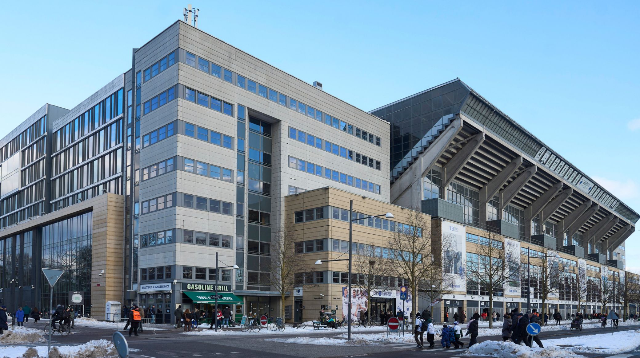 Parken set fra Øster Alle