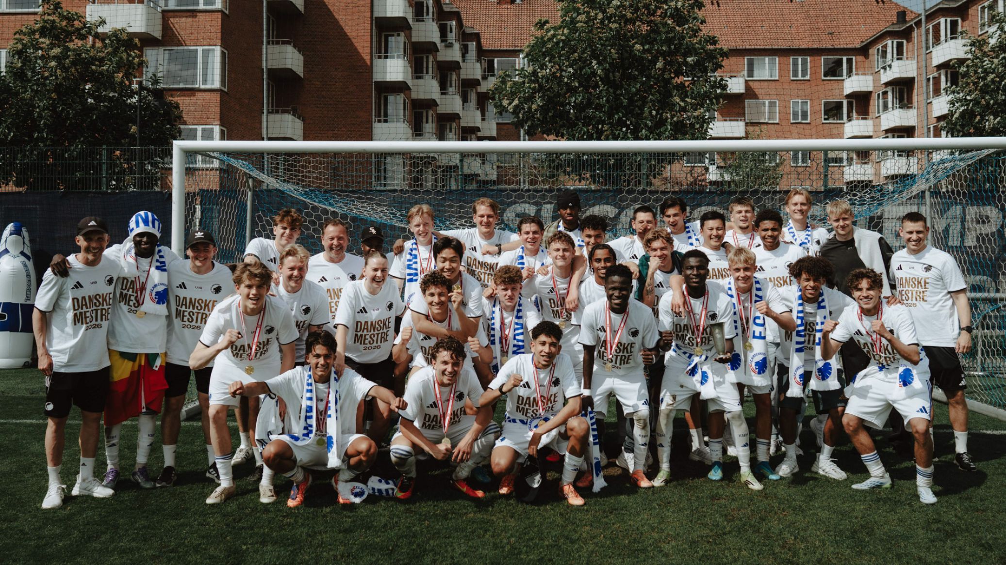 Holdfoto af de danske U19-mestre 2025/26