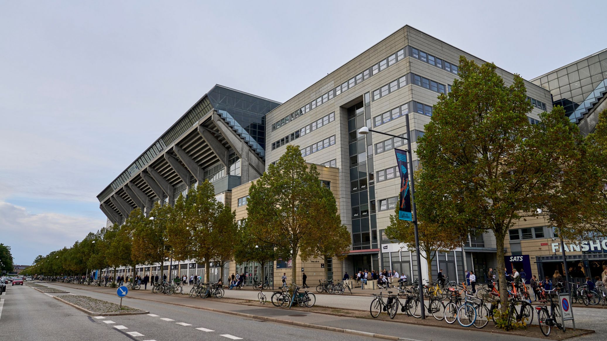 Parken set fra Øster Alle