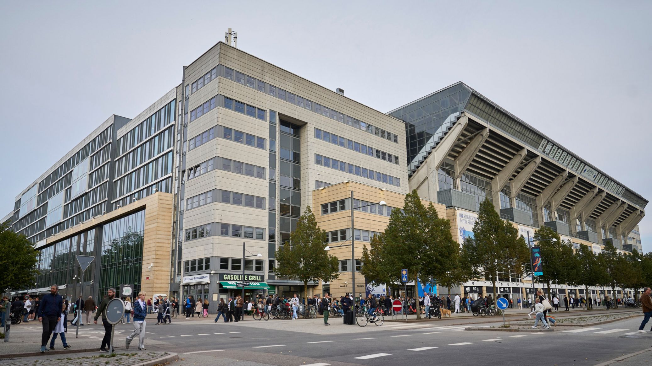 Hjørnet af Parken set fra Øster Alle