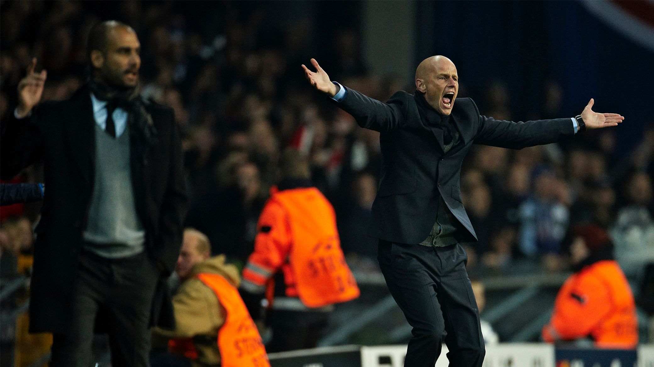 Ståle Solbakken og Josep Guardiola Ståle Solbakken og Josep Guardiola