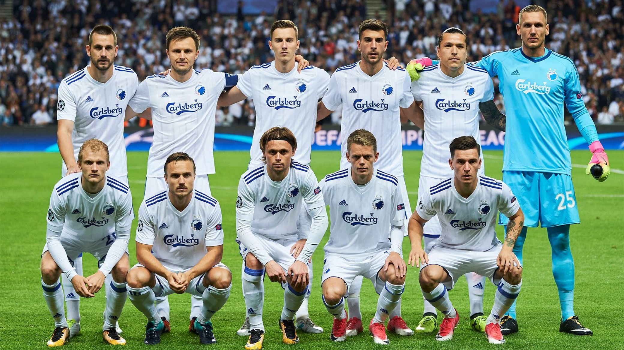 F.C. Copenhagen's white home kit