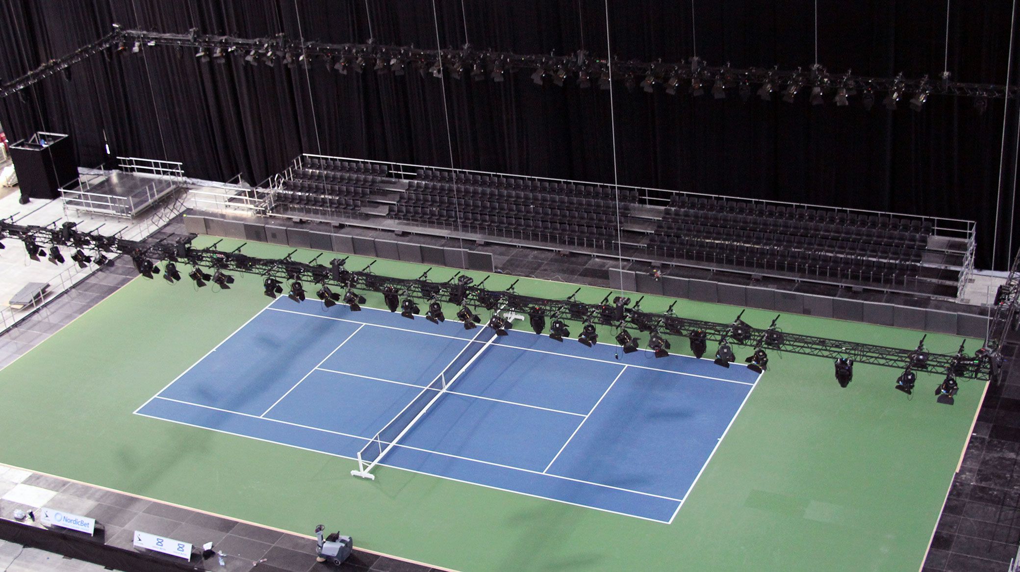 Telia Parken er klar til Champions Battle-tennis