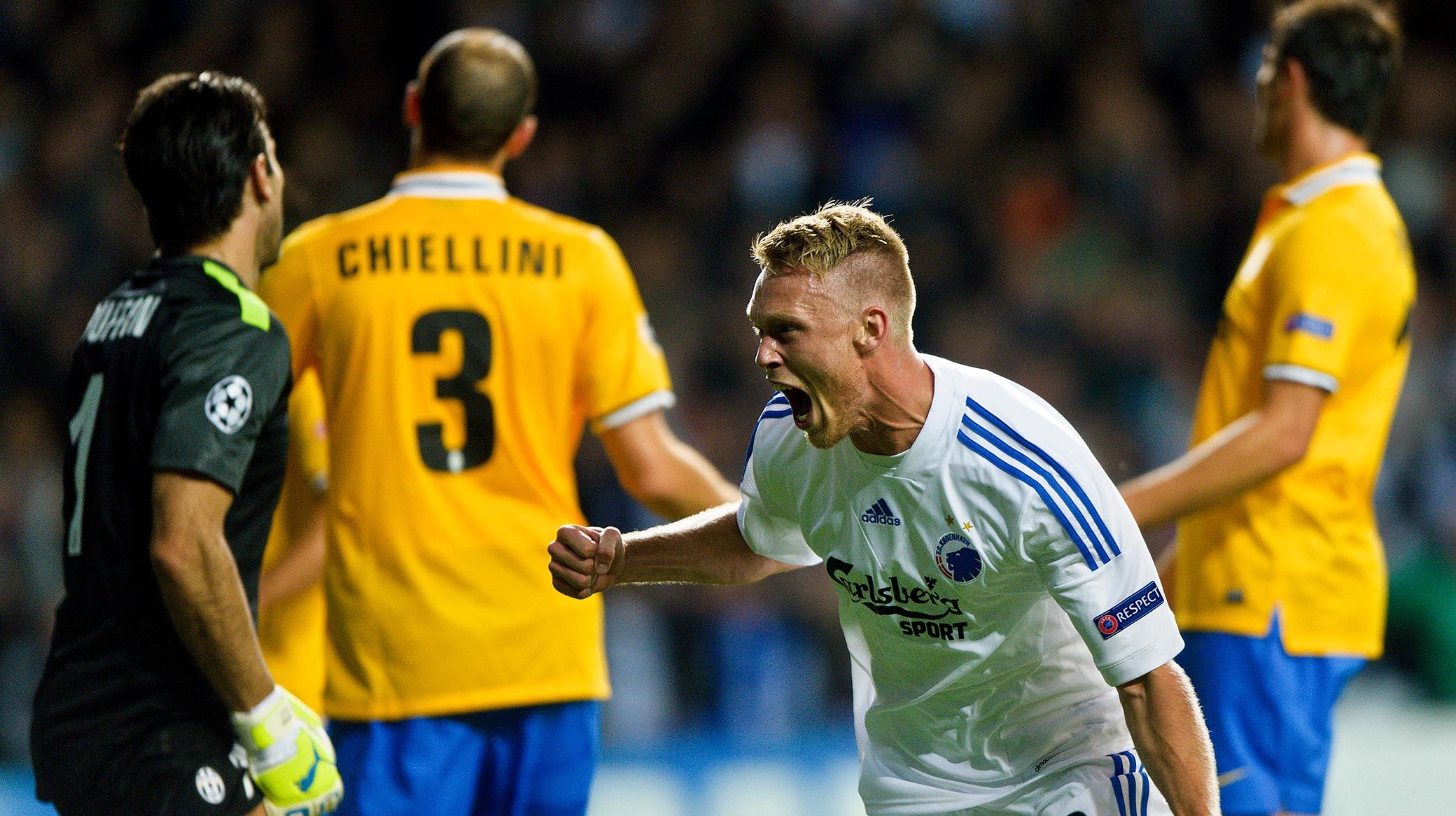 Nicolai Jørgensen har scoret mod Juventus Nicolai Jørgensen har scoret mod Juventus