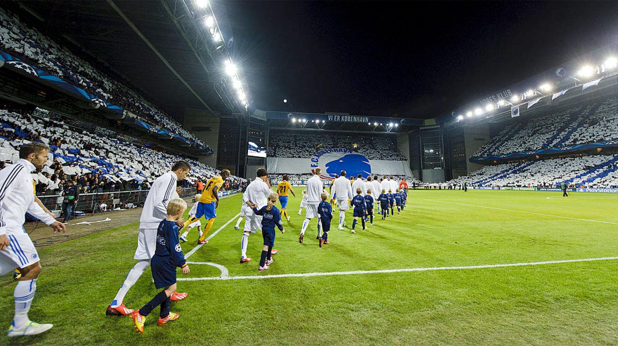 Tifo til FCK-Juventus i 2013