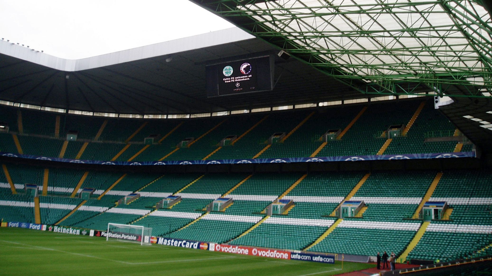 Celtic Park - da vi spillede der i 2006