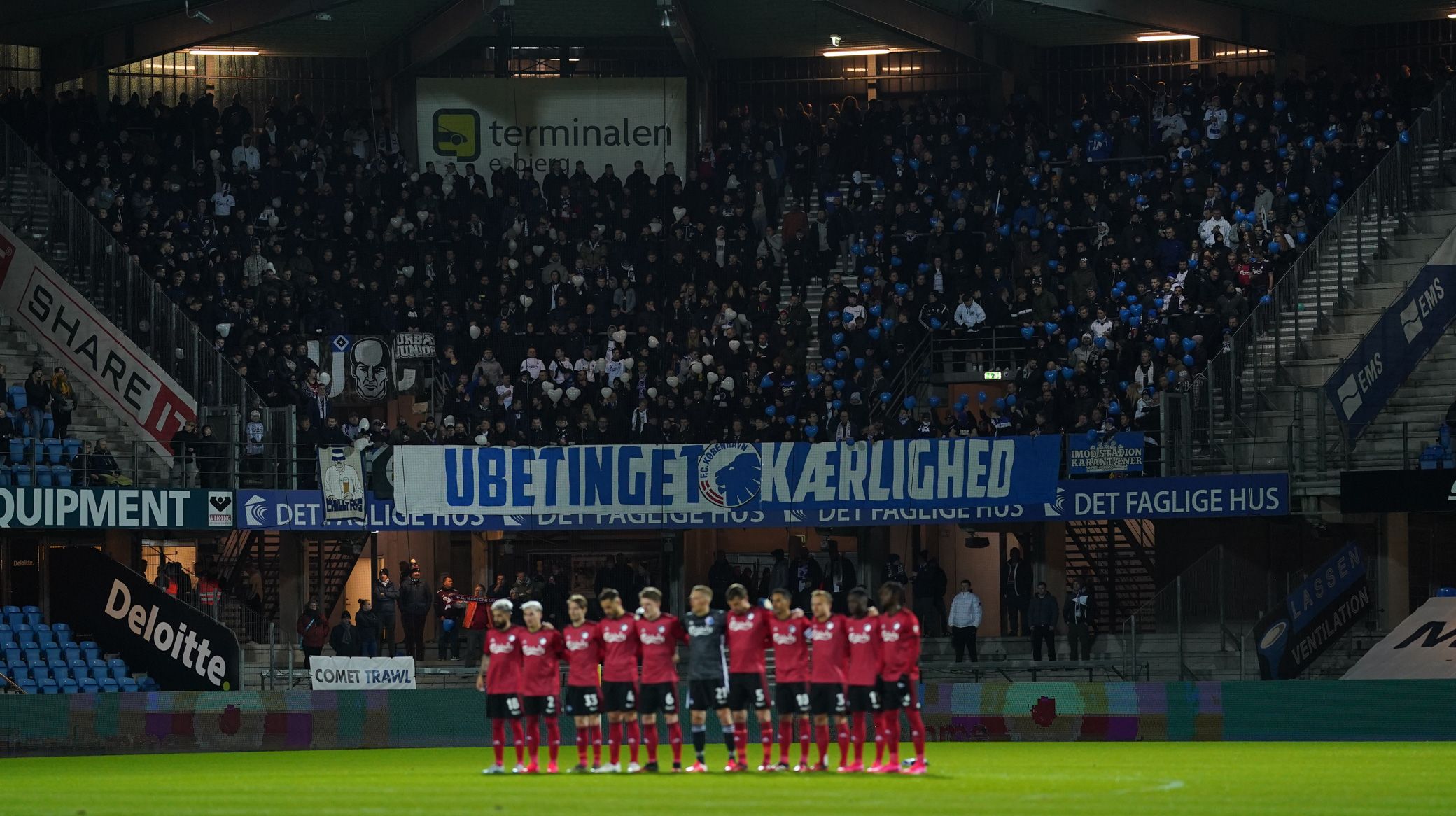 FCK-holdet foran fansene