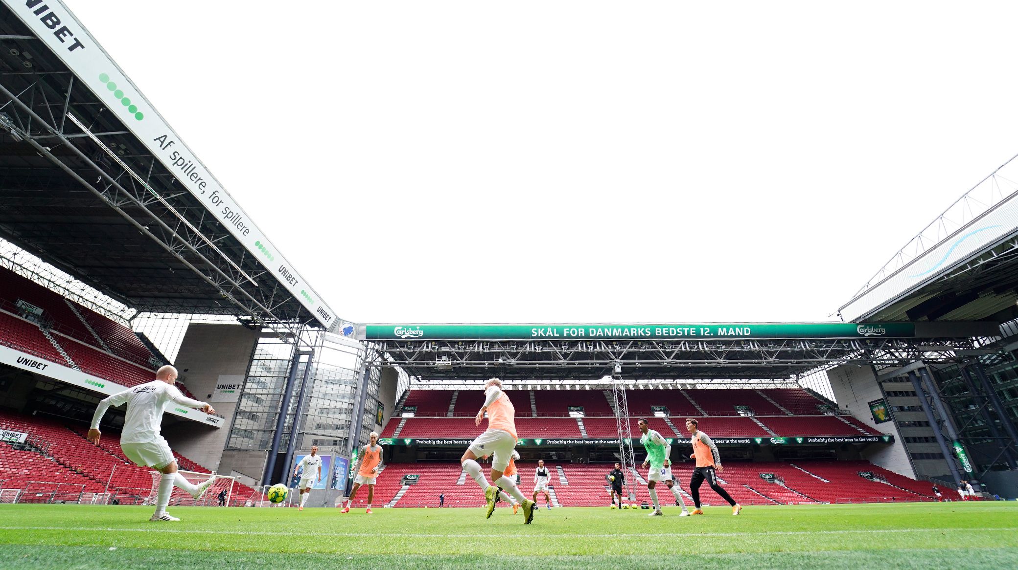 Træningskamp i Telia Parken Træningskamp i Telia Parken