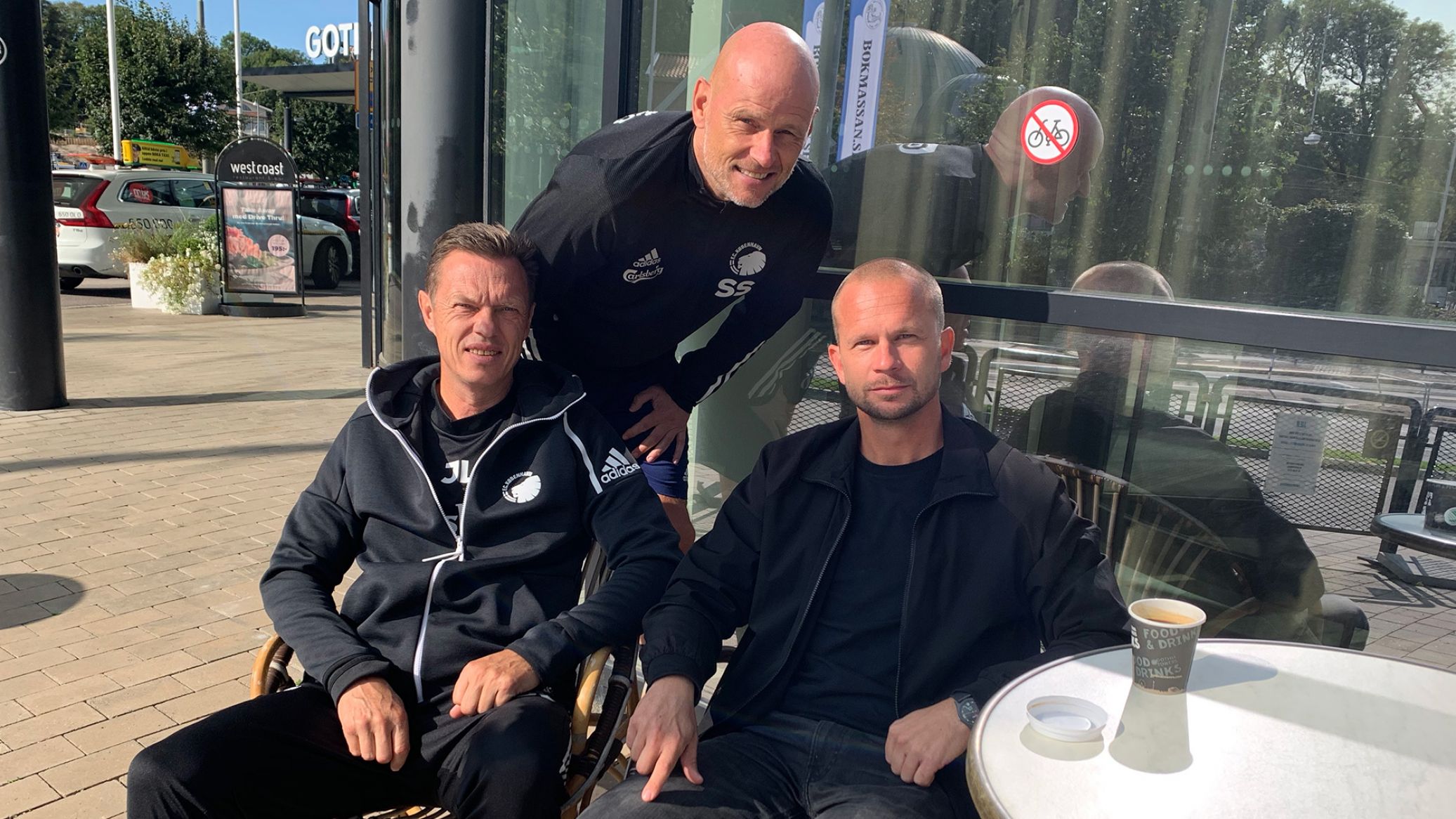 Jesper Larsen, Ståle Solbakken og Tobias Linderoth