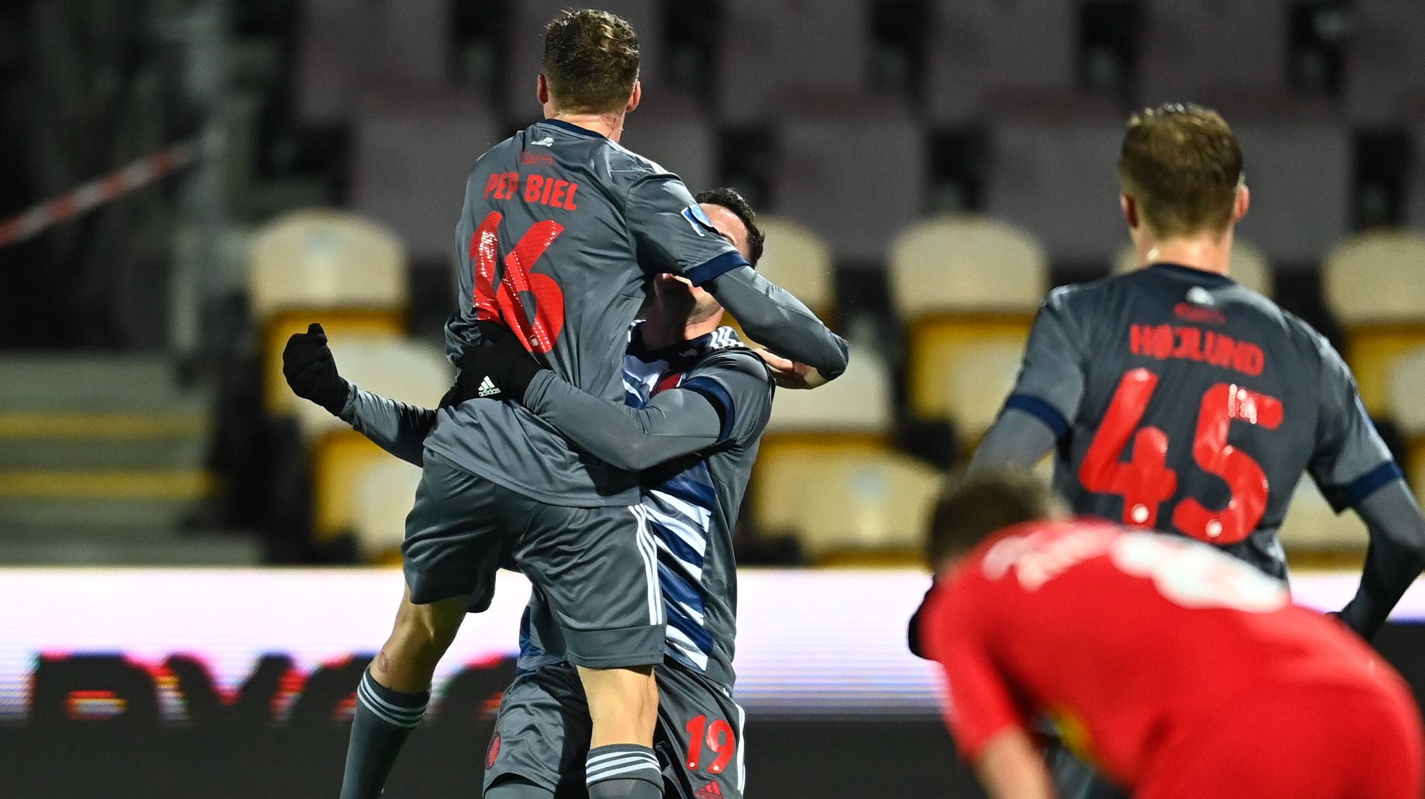 Jubel efter scoring Jubel efter scoring